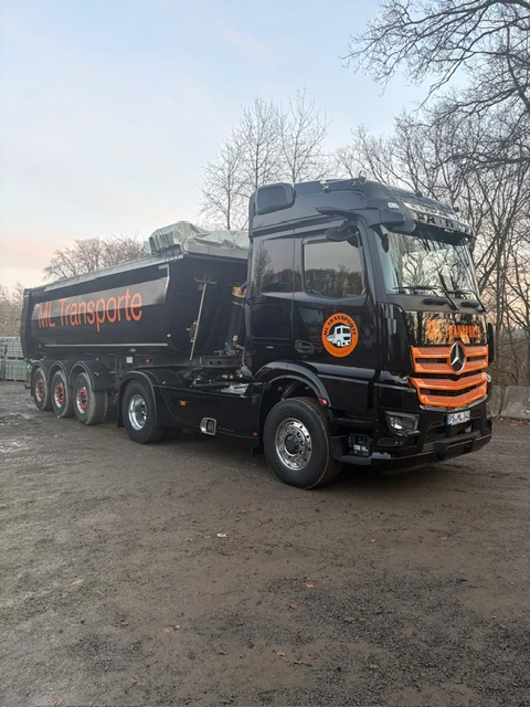 5-Achser Kippsattelzug